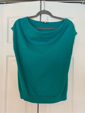 Talbots Teal Knit Top